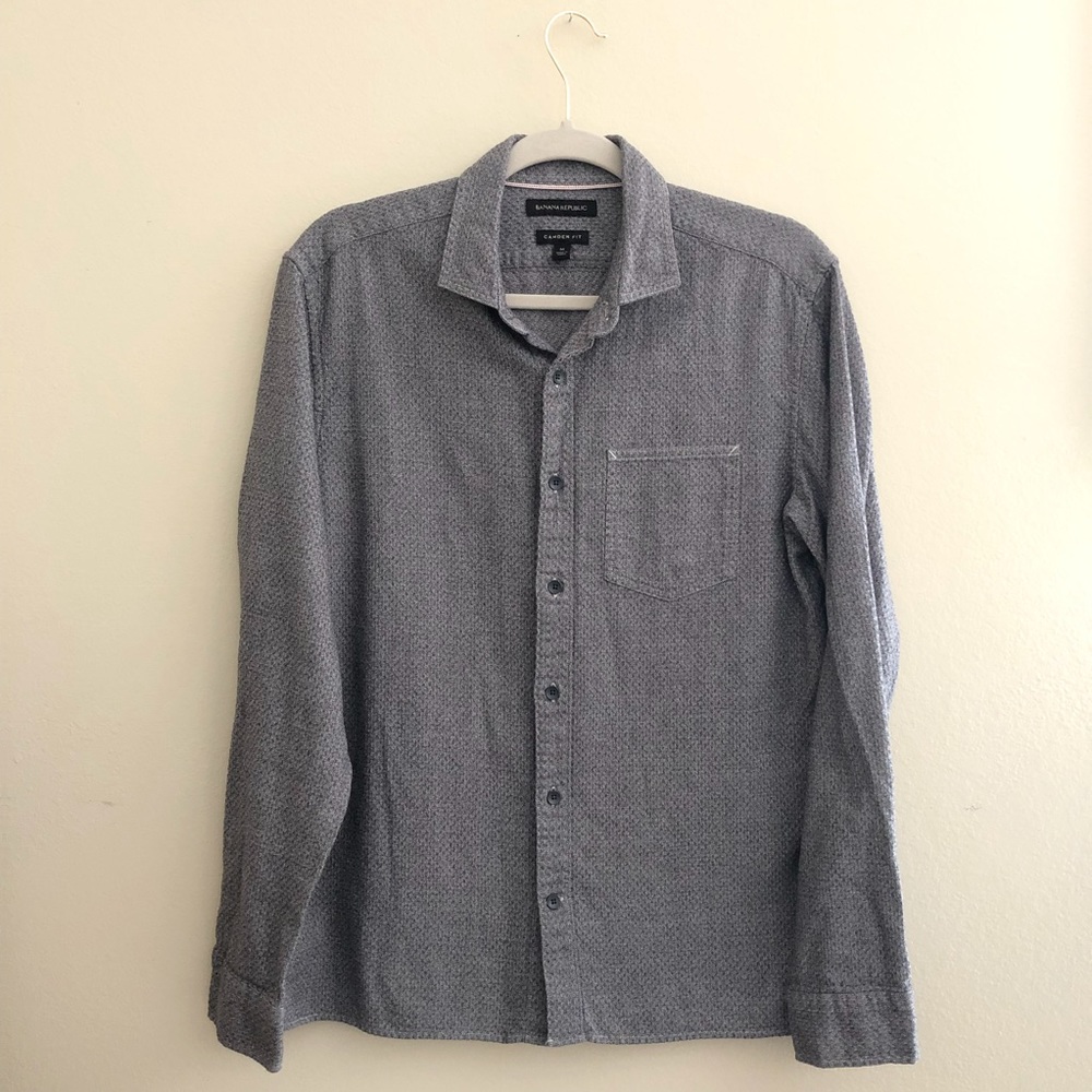 Banana Republic Camden Fit Button Down sz M